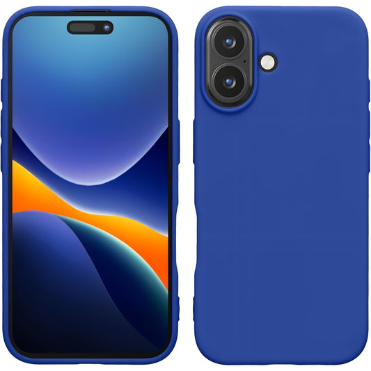 Blue Simple Silicone phone case